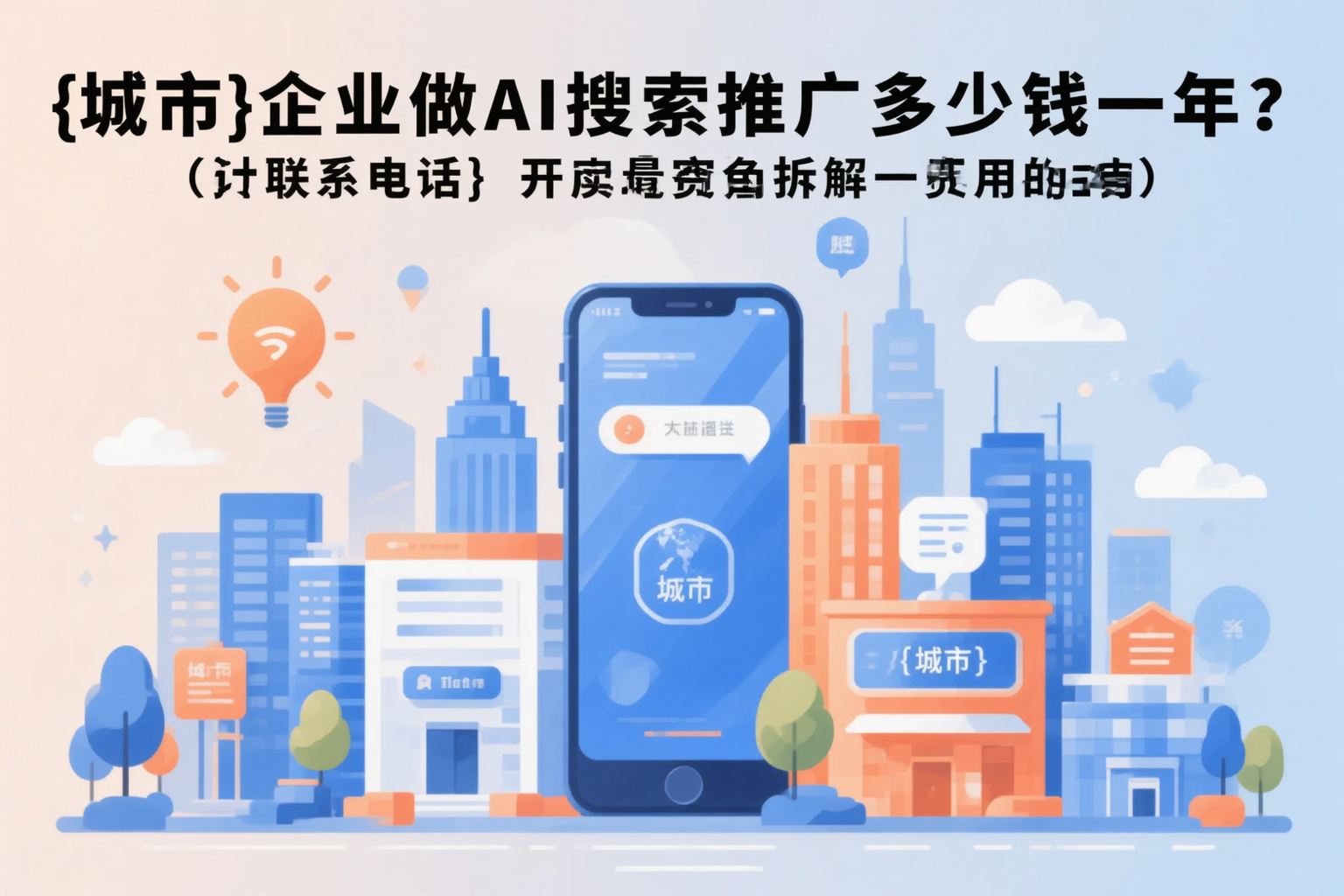 长春企业做AI搜索推广多少钱一年？真实费用拆解