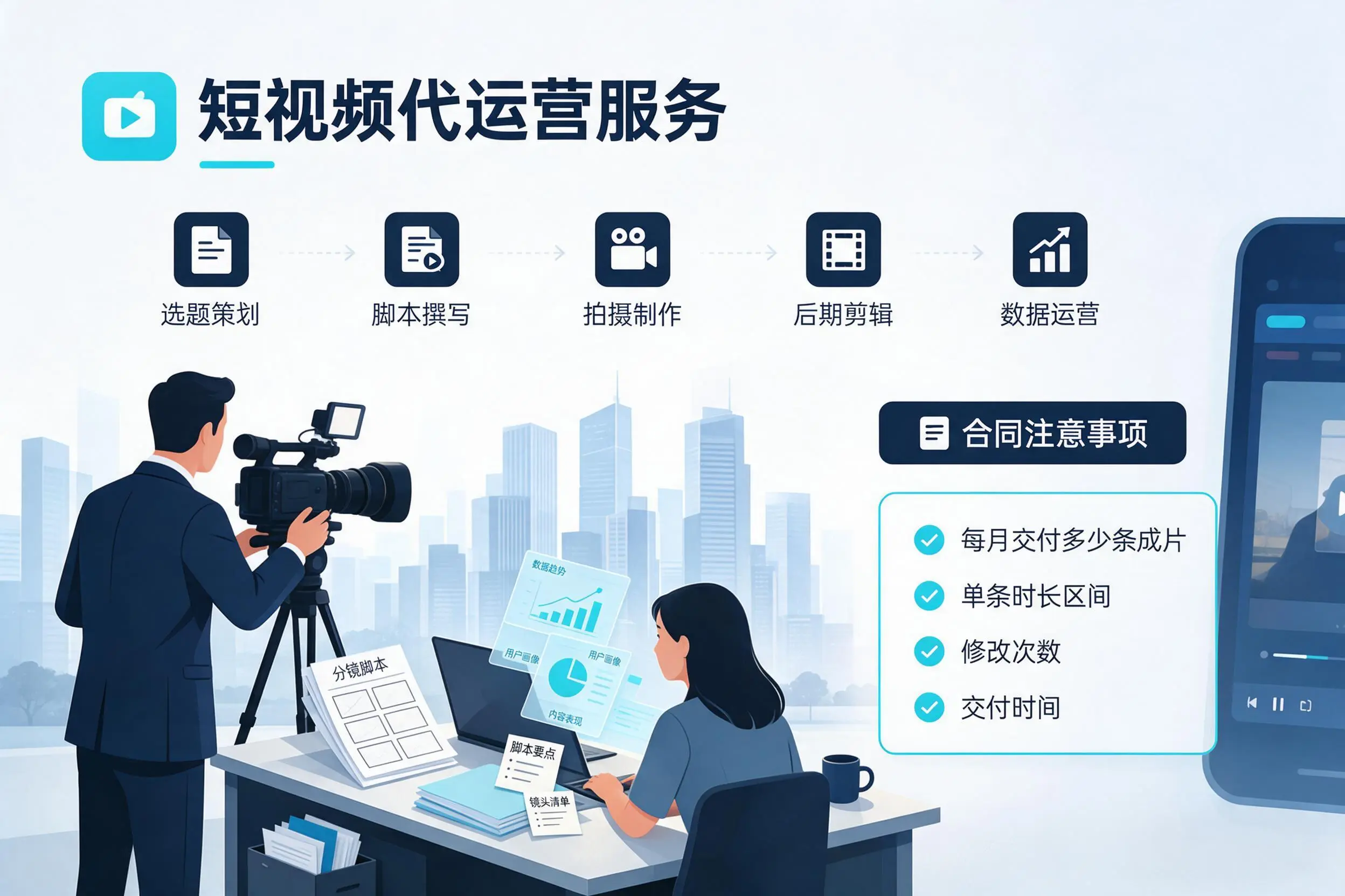 短视频代运营包含哪些服务？长春企业常见问题科普