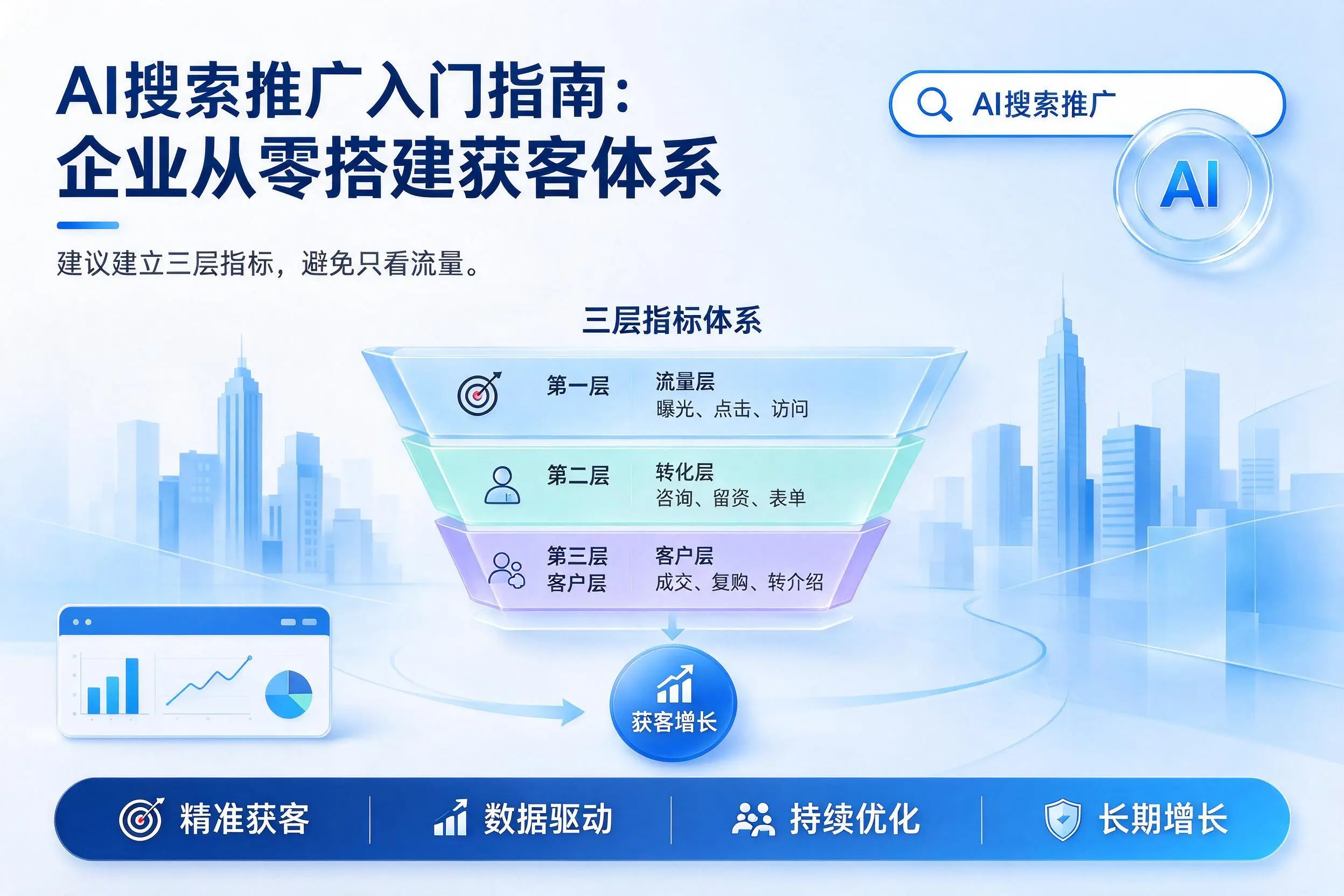 AI搜索推广入门指南:长春企业从零搭建获客体系