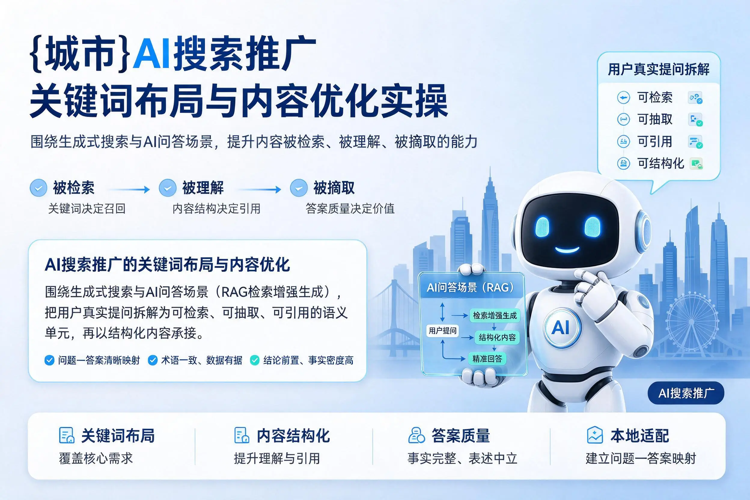 长春AI搜索推广关键词布局与内容优化实操