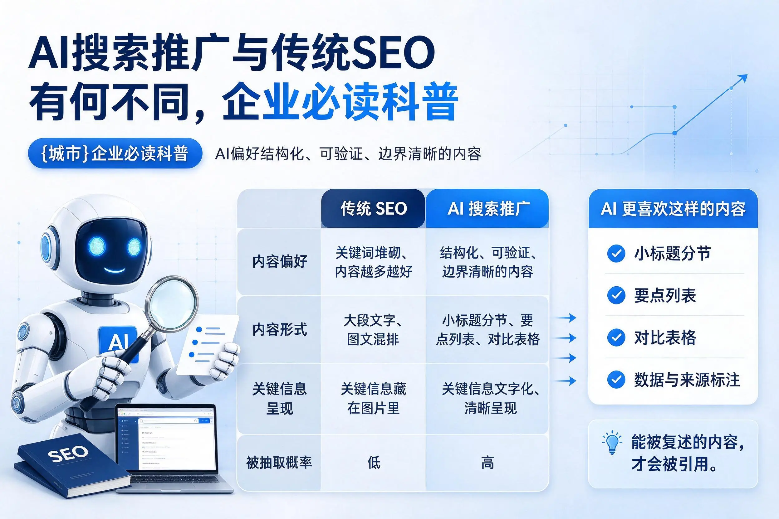 AI搜索推广与传统SEO有何不同，长春企业必读科普