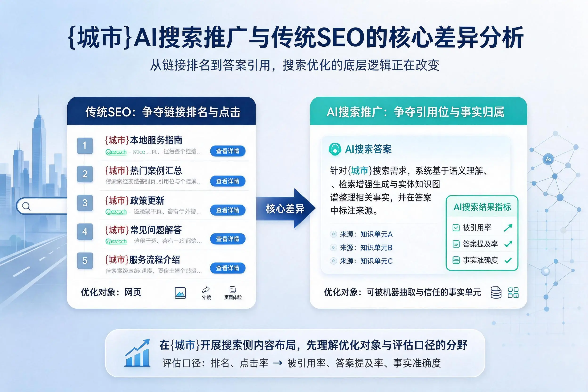 长春AI搜索推广与传统SEO的核心差异分析